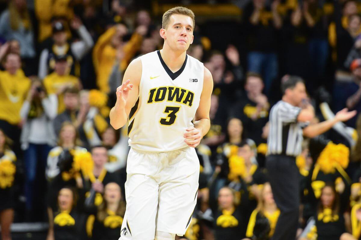 The one, significant word Iowa’s Jordan Bohannon writes on his basketball shoes