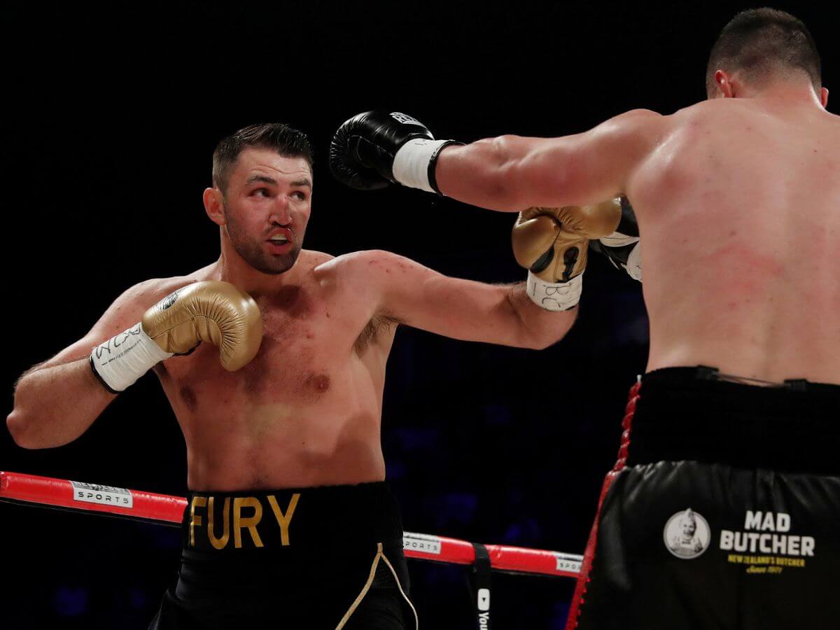 OLD FOES Boxing information: Tyson Fury jokes he will combat David Haye subsequent as pair laugh off awkward reunion at Daniel Dubois vs Nathan Gorman 1